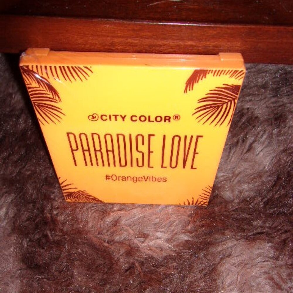 New Paradise Love Orange Vibes City Color Eye Shadow Palette